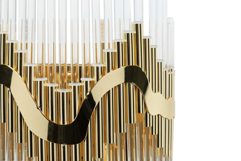 Wall Light Metal Glass NAPER 19x19x50 CM