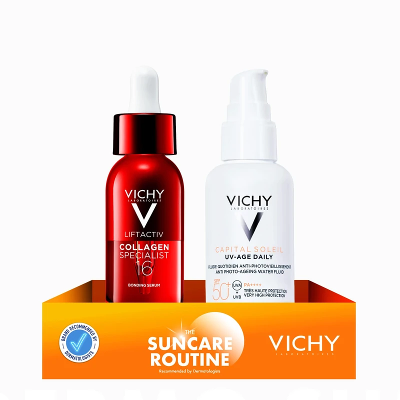 Capital Soleil UV age Daily 50 SPF & Collagen 16 Serum