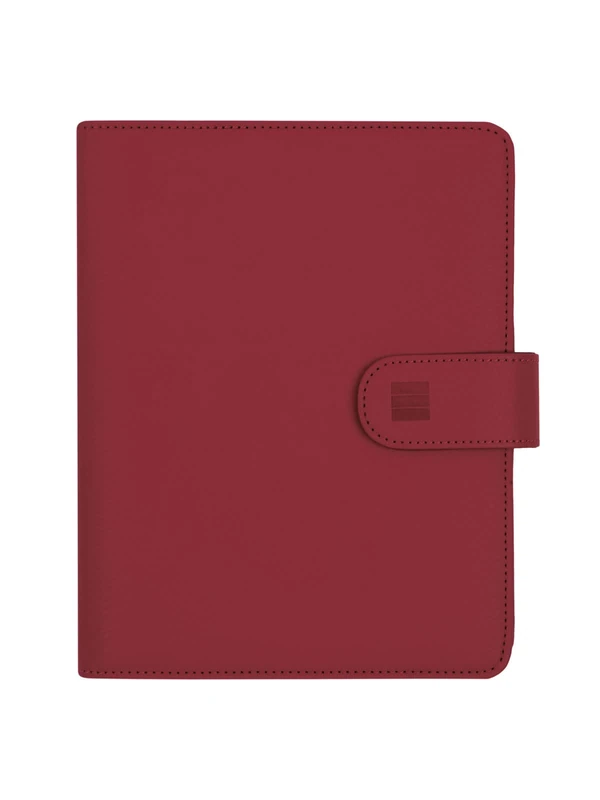 Finocam - Andrea 2026 Open Leather Organiser Agenda Week to View Vertical January 2026 - December 2026 (12 months) Black Portuguese