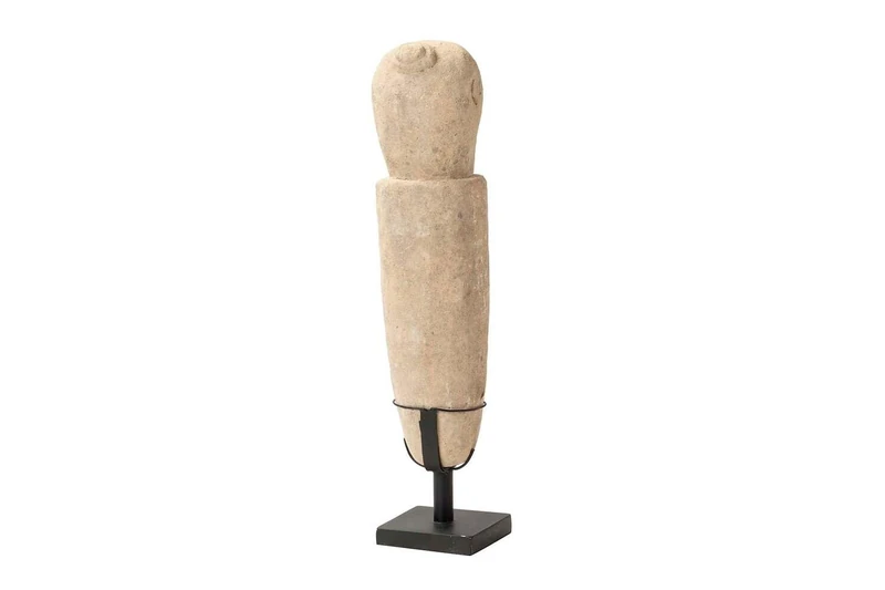 Madera Natural Decorative Figure 20 x 20 x 80 cm