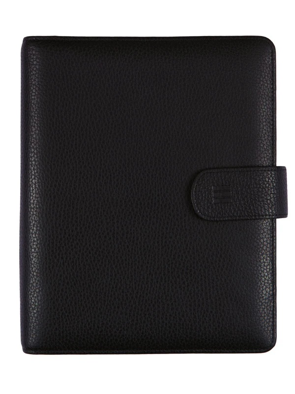 Finocam - Andrea 2026 Open Leather Organiser Agenda Week to View Vertical January 2026 - December 2026 (12 months) Black Spanish