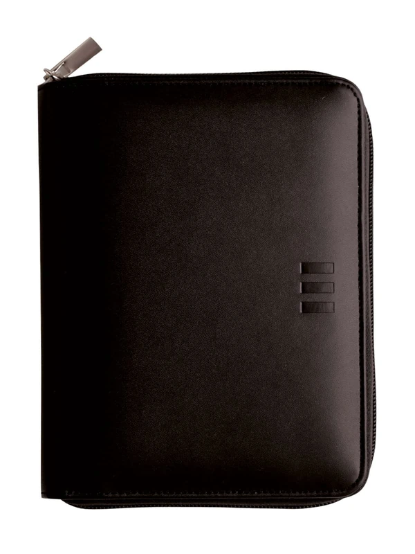 Finocam - Agenda Organizer Open Zip Clan 2026 Week View Vertical January 2026 - December 2026 (12 months) Black Catalan