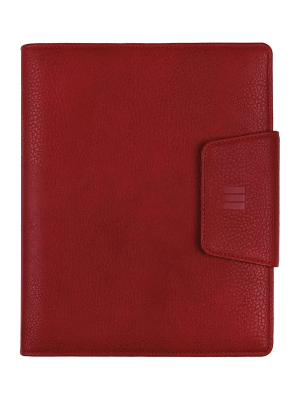 Finocam - Agenda Organizer Open Nova 2026 Week Vertical View January 2026 - December 2026 (12 months) Catalan Red