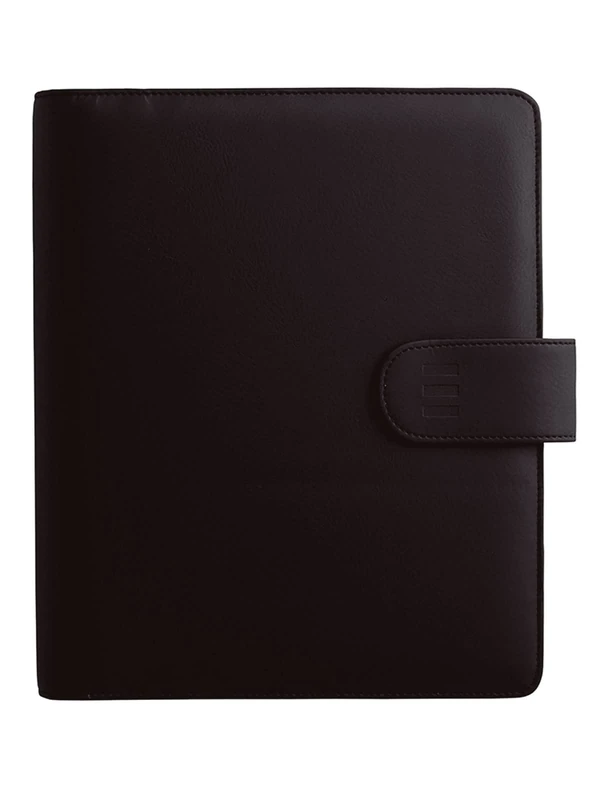 Finocam - Andrea 2026 Open Leather Organiser Agenda Week to View Vertical January 2026 - December 2026 (12 months) Black Portuguese