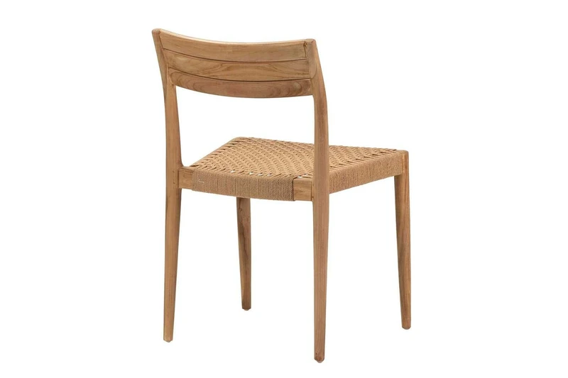 AlexandreHouse Silla Madera Teka Cuero 51 x 52 x 85 cm