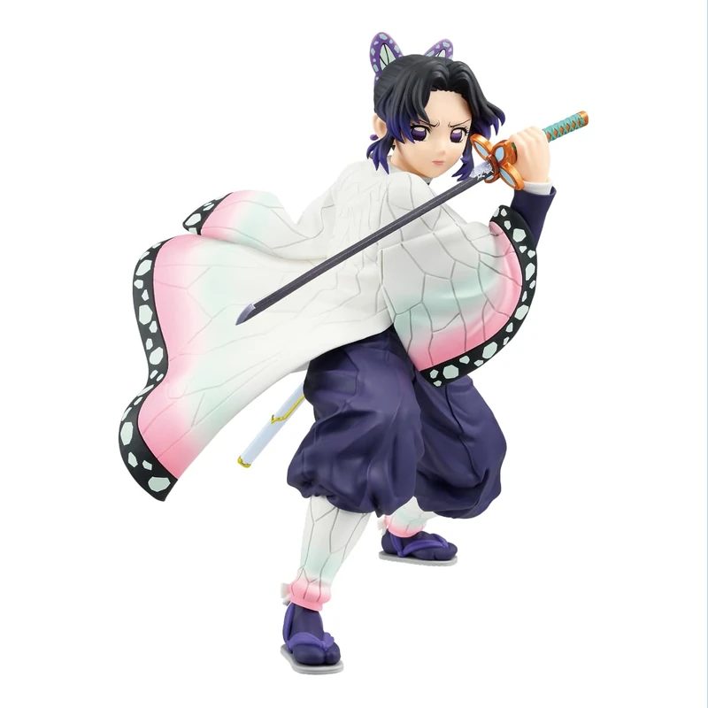 Banpresto Shinobu Kocho Demon Slayer Action Figure: Kimetsu No Yaiba Maximatic 18 cm BP29745P Multicolor, Collectible Figure, Optimo for Anime Fans