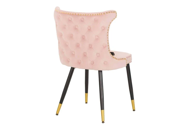 AlexandreHouse TABURETE BAR VELVET BLACK CLINTON 46 x 53 x 105 cm