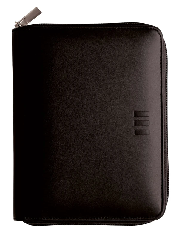 Finocam - Agenda Organizer Open Zip Clan 2026 Week View Vertical January 2026 - December 2026 (12 months) Black Catalan