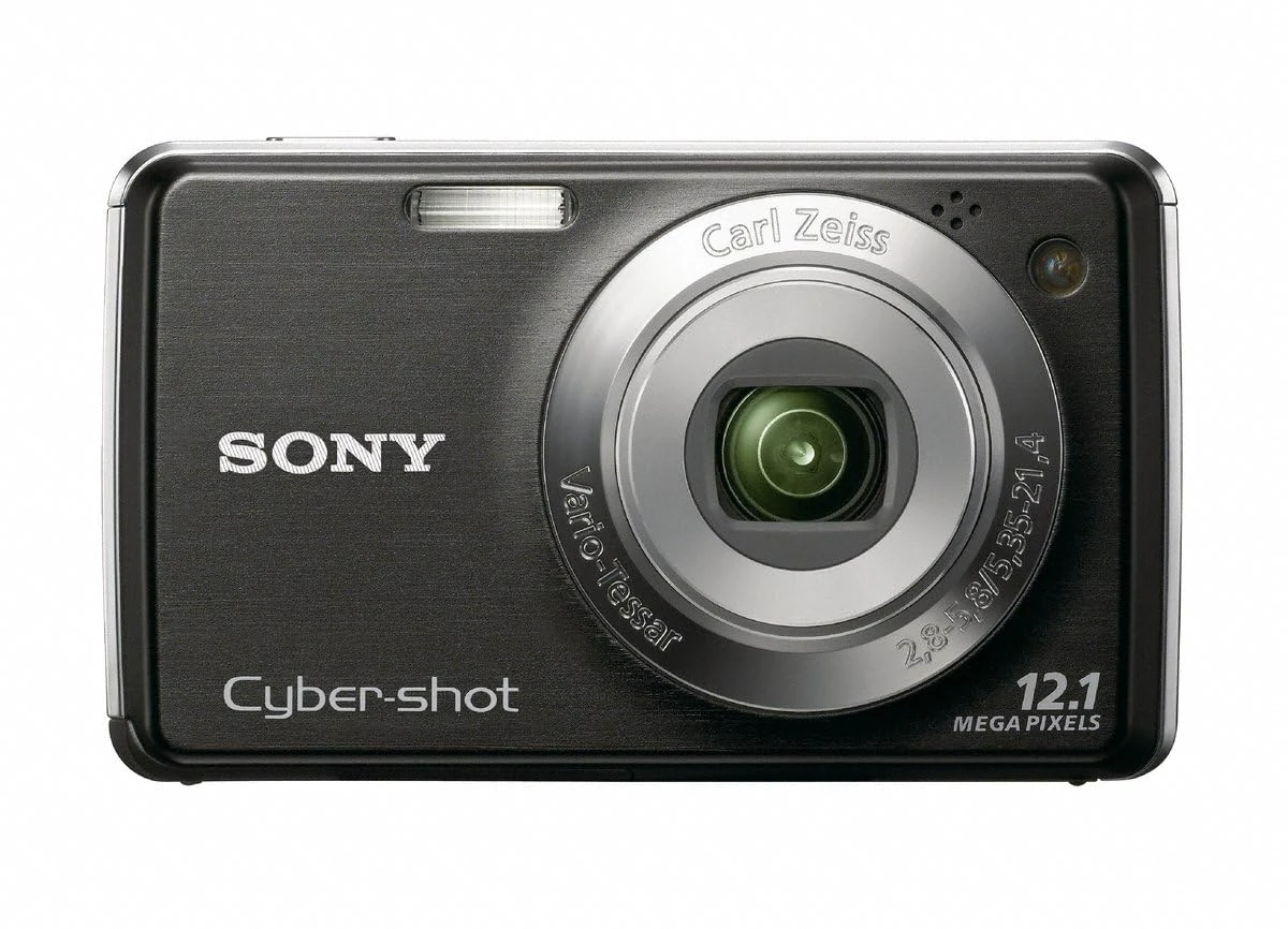 Sony Cybershot DSC-W220 12.1MP Digital Camera with 4x Optical Zoom with Super Steady Shot Image Stabilization 3.0-Inch LCD Black (Renewed)