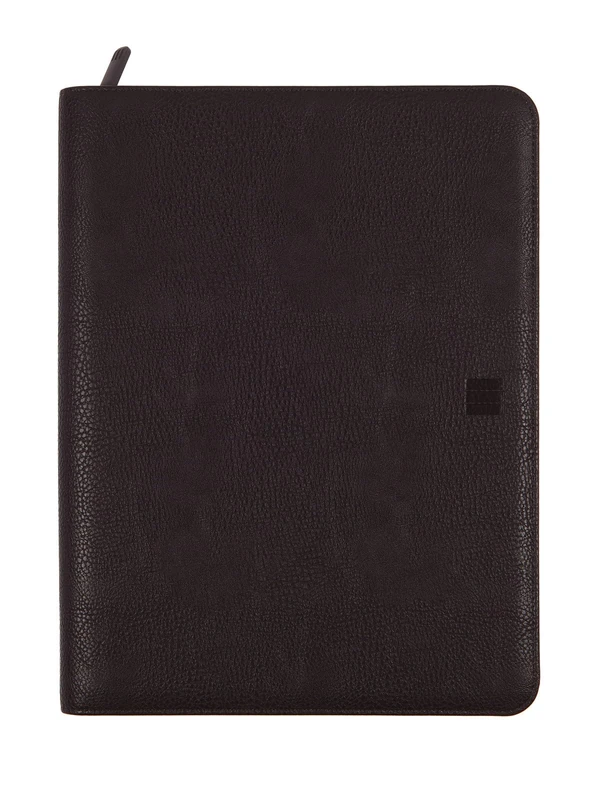 Finocam - Spiral Document Holder Diary 2026 Zip Focus Week View Vertical January 2026 - December 2026 (12 months) Black Spanish