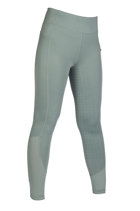 HKM Women's Harbour Island sili. Full seat Riding Leggings, Sage, 22/24
