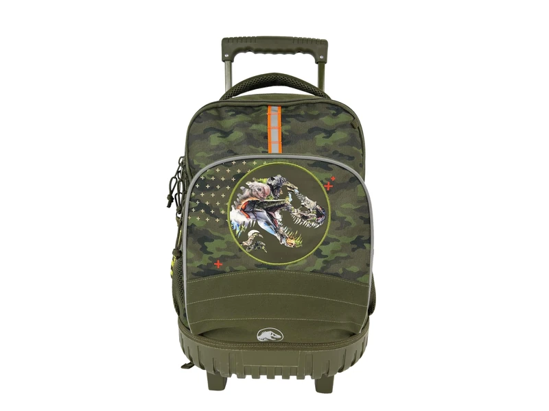 CYPBRANDS CyP Brands-Jurassic World, School Backpack, Rucksack, Adaptable to Cart, School Supplies, Backpack, Colour Green, Official Product, green, Medium