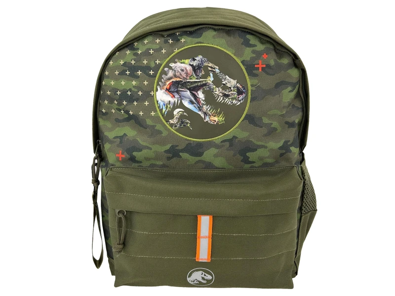 CYPBRANDS Jurassic World, Children's Backpack, Adaptable to Cart, School Backpack, School Supplies, Colour Green, Official Product, green, Medium - Image 1