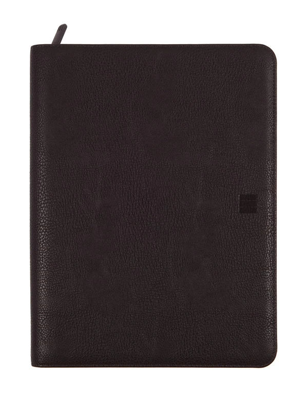 Finocam - Spiral Document Holder Diary 2026 Zip Focus Week View Vertical January 2026 - December 2026 (12 months) Black Catalan