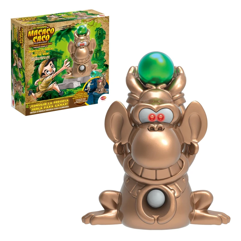 Bizak The Treasure of the Macaque Caco, arrives at the Pearl without detecting you, Stealth and Strategy Game, Green light, red light, 3 difficulties to choose, +6 years, (64011320)