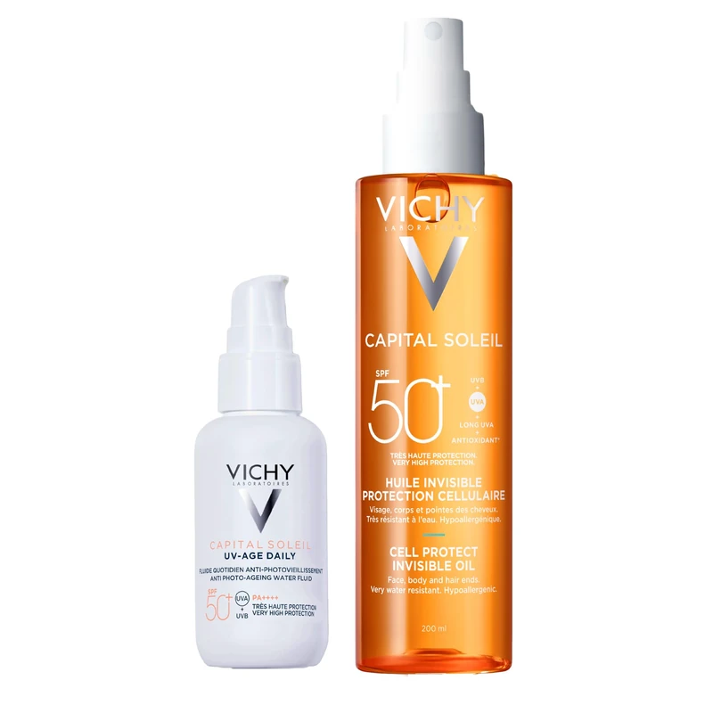 Capital Soleil UV age Daily 50 SPF + HUILE PROTECTION CELLULAIRE SPF 50+ - Image 1