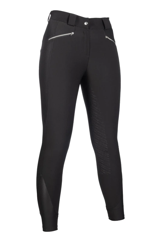 HKM Women's Harbour Island sili. Full seat Riding Breeches, Black, 30