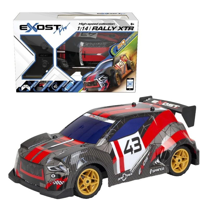 Bizak Exost Rally XTR - High Speed RC Car 20 km/h, Total Control, +8 Years, (62000689)
