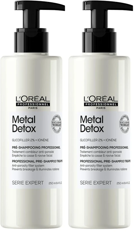 L'Oréal Professionnel Metal Detox Pre-shampoo (Pack of 2)