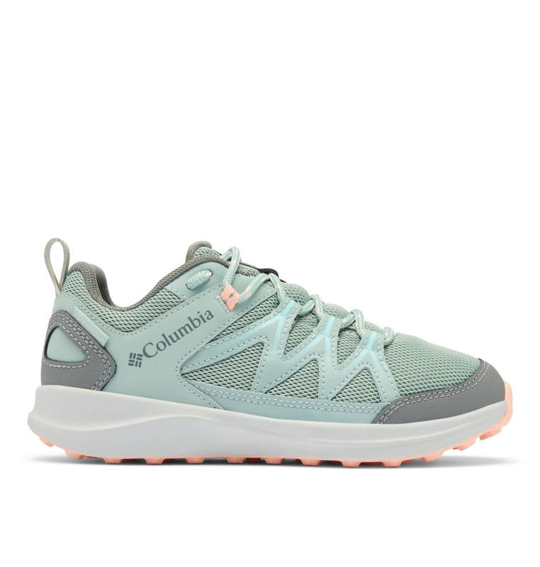 Columbia Youth Peakfreak Rush WP, Low Rise Trekking and Hiking Shoes, Crushed Blue/Blush Rose, 3 Regular