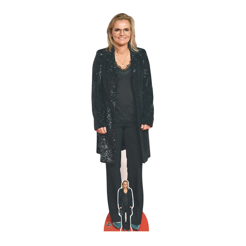 CS1203 Star Cutouts Sarina Wiegman Cardboard Cutout – 171cm Football Manager Standee Party Decoration & Fan Display