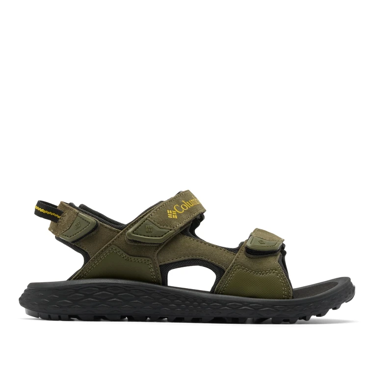 Columbia Men's Konos Hiker 3-Strap, Sports and Outdoor Sandals, Nori/Antique Moss, 14 Regular