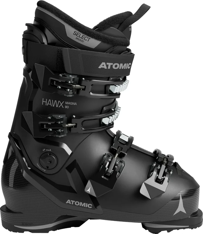 ATOMIC Unisex - Adult Hawx Magna 80 Alpine Boots, Black/Anthracite, 40.5/41