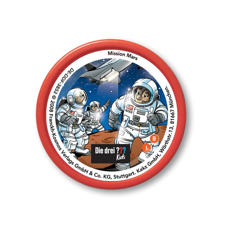 Kekz Audio Chip for Cookie Listeners, Die Drei ??? Kids - Kekz 1: Mission Mars, Radio Play for Children from 6 Years, Playing Time Approx. 65 Minutes