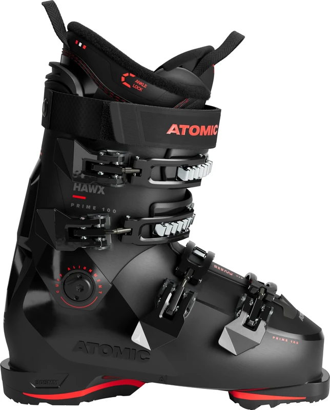ATOMIC Unisex - Adult Hawx Prime 100 Alpine Boots, Black/Red, 40.5/41