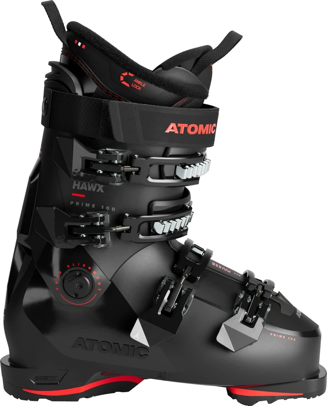 ATOMIC Unisex - Adult Hawx Prime 100 Alpine Boots, Black/Red, 42/43
