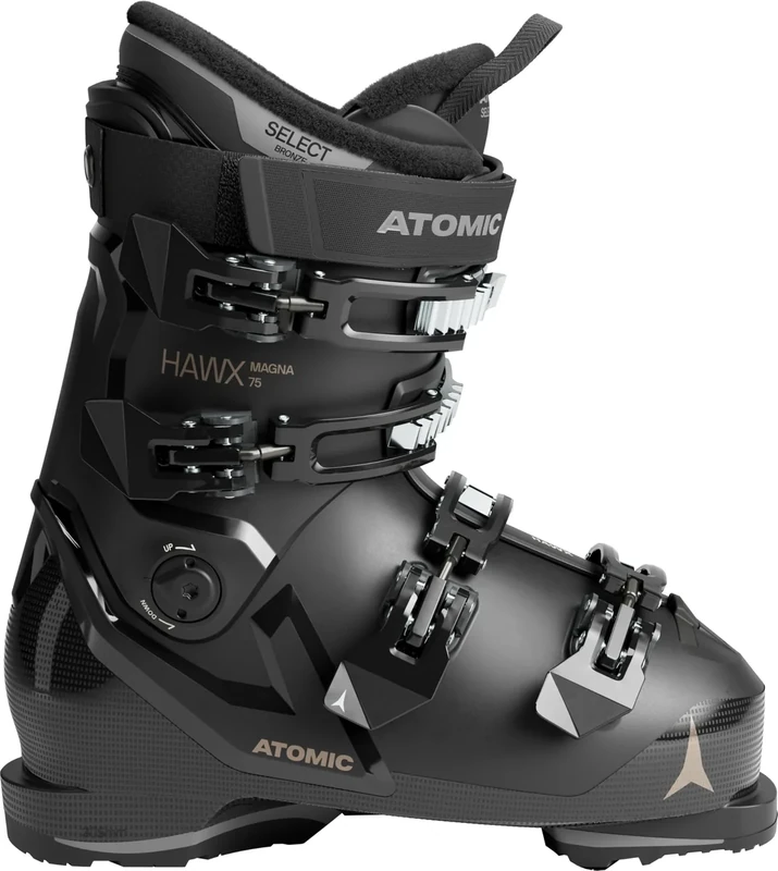 ATOMIC Unisex - Adult Hawx Magna 75 W Alpine Boots, Black/Gold, 36/37