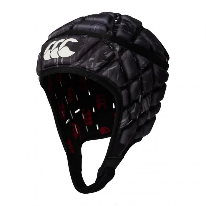 Canterbury Adult Unisex Force Raze Headguard Headguards, Black-Grey Camo, L