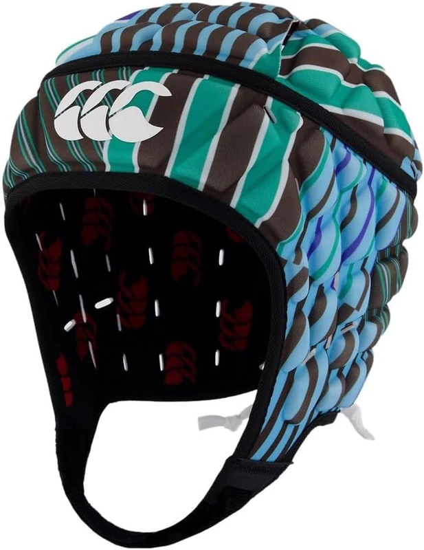 Canterbury Adult Unisex Uglies Raze Headguard Headguards, Emerald Green-Multi, M