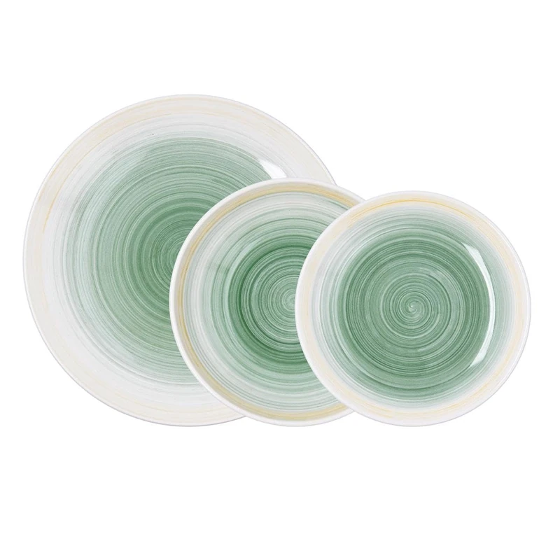 Quid Velvet Ceramic Tableware 18 Pieces - 6 People Other Ceramics Microwave Safe Stackable