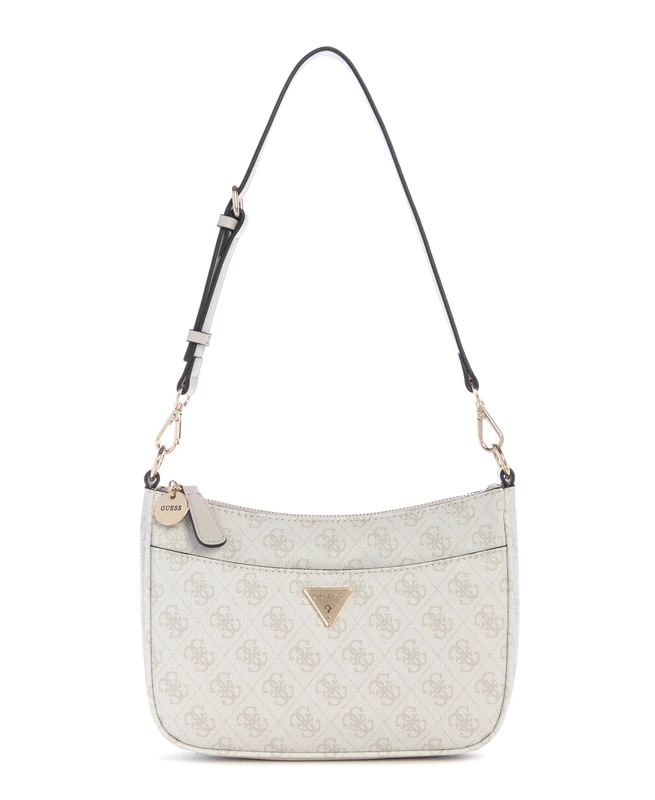 GUESS Women's Sarai Shoulder Bag, Bone Logo, One Size