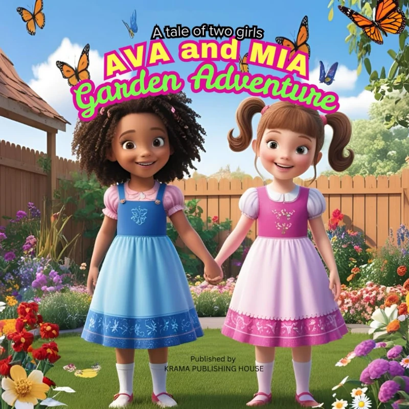 A Tale of Two Girls: Ava and Mia’s Garden Adventure – A Heartwarming Children’s Book About Friendship, Teamwork, Kindness, Patience, and Growing Together: Big Life Lessons - Image 1