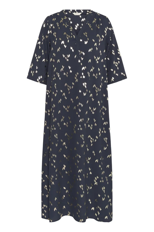 Part Two Beritpw Women's Dress, Navy Foil Print, 8