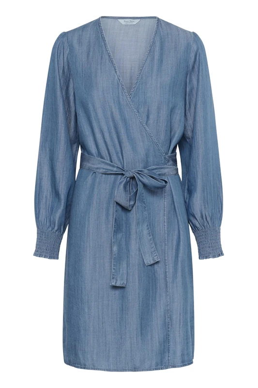 Part Two Women's Maissapw Casual Dress, Medium Blue Denim, 14