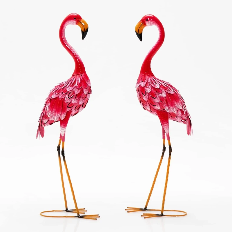 FANTASK Flamingo Garden Statues, Wie Bild Gezeigt