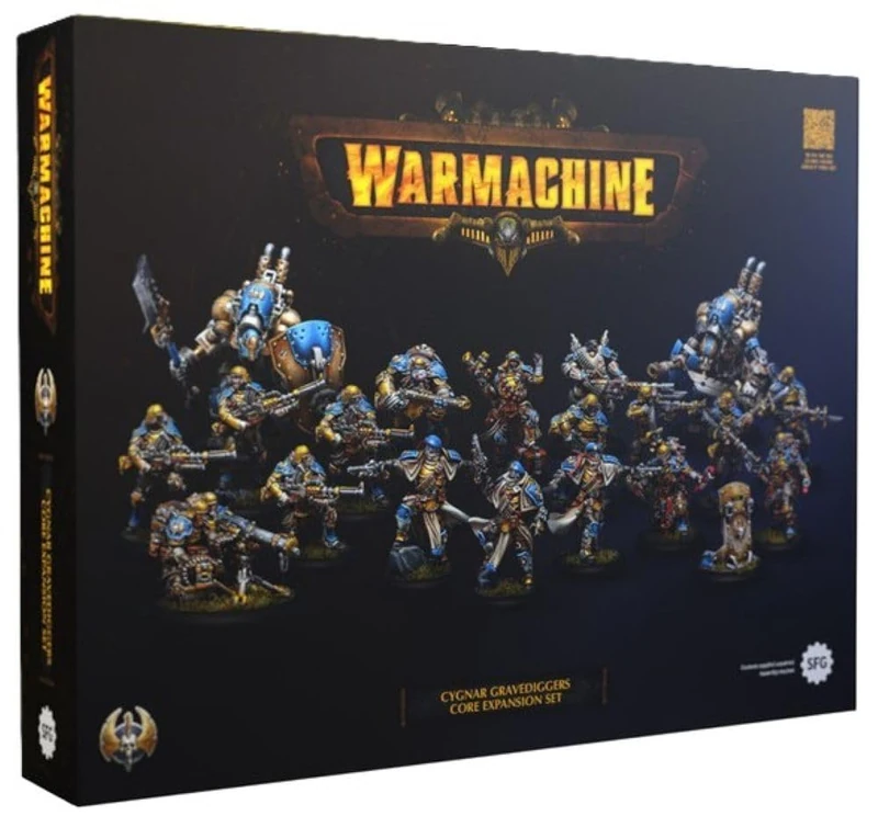 Steamforged Games Warmachine: Cygnar Gravediggers Core Expansion