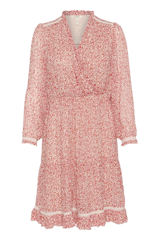 Part Two Women's Munyapw Dress, Mars Red Micro Flower, 14