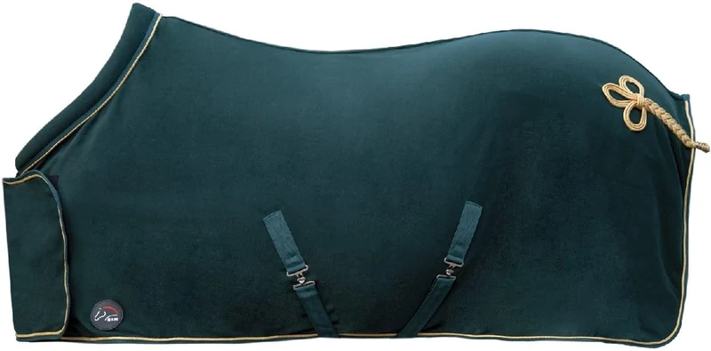 HKM Cooler with collar Fir Green/Gold 7'3