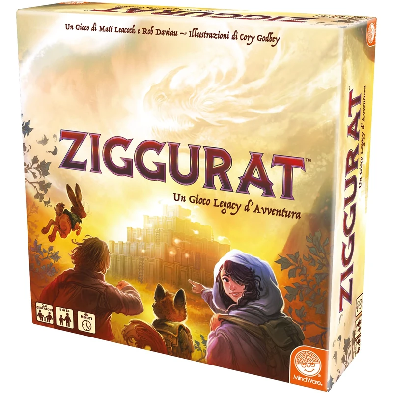 Asmodee Ziggurat Board Game, 2-4 Players, 8+ Years, Italian Edition