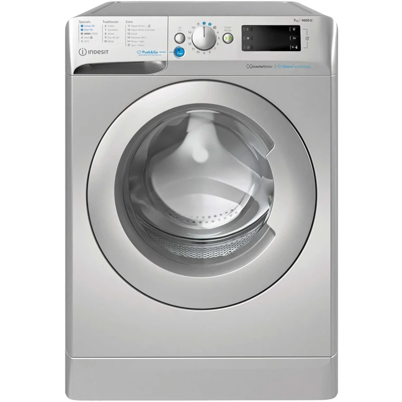 Indesit BWE 71496X SV UK 7kg 1400rpm Push&Go Washing Machine