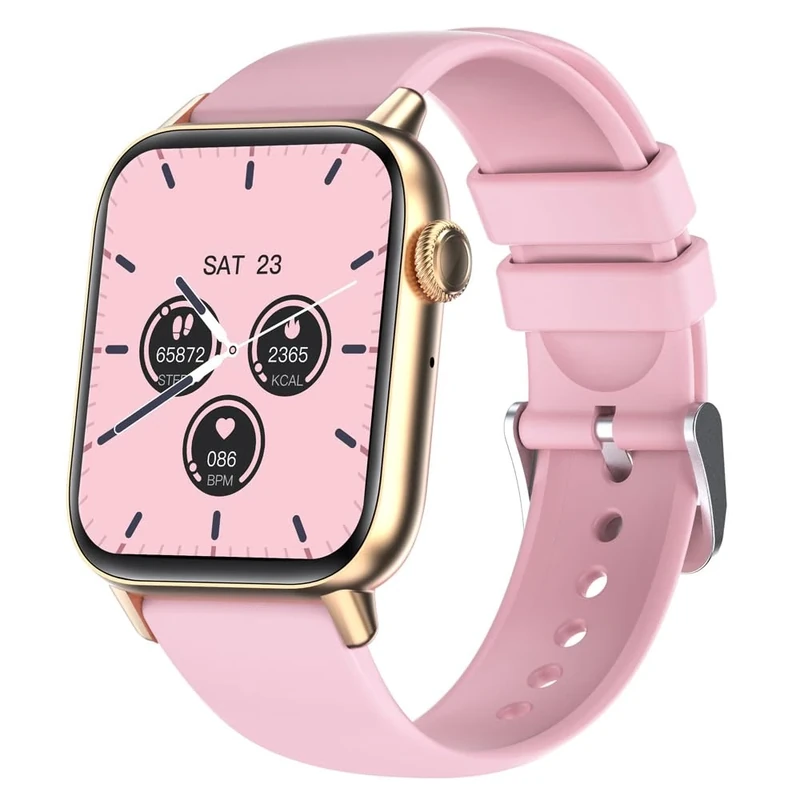 SWZEC Health Smartwatch 2+ Fitness Tracker Sports Watch for Running (Pink)