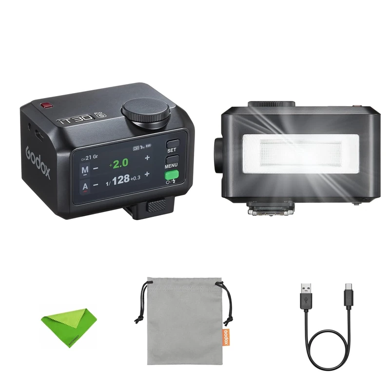 Godox iT30Pro S iT30Pro-S TTL Flash for Sony Camera, GN15 1.5s Recycle Time, 560 Full Power Flash, 1/8000 HSS, 2.4G Wireless, Built-in Lithium Battery, 2.8″ Full-Color Touchscreen Speedlight (Black)