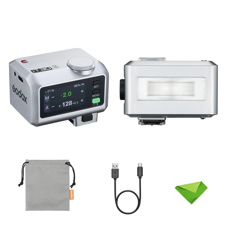 Godox iT30Pro S iT30Pro-S TTL Flash for Sony Camera (Silver)