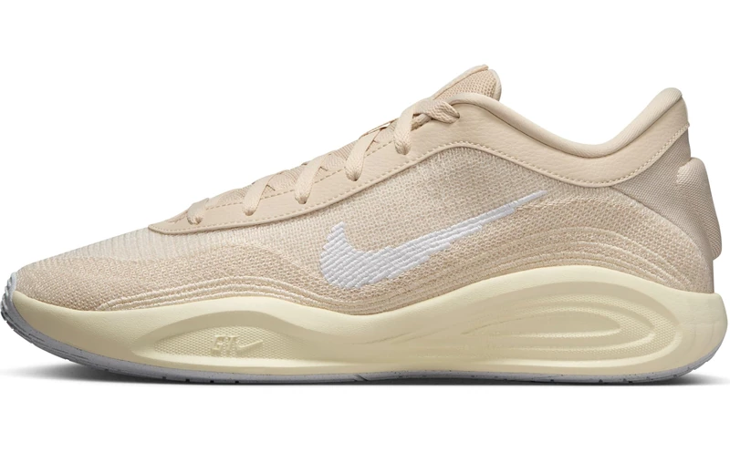 Nike Men's G.T. Hustle Academy Basketball Shoes, Oatmeal/White/Coconut Milk, 10.5