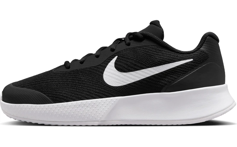 Nike Women's Vapor Lite 3 Cly Tennis Shoe, Black/White, 4 UK