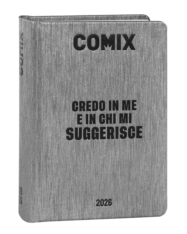 Comix - Mignon Plus 16 Month Daily Diary, School Diary 2026-2026, with Hardcover, Ideal for Middle and High School, 9 x 12.5 h cm, Black